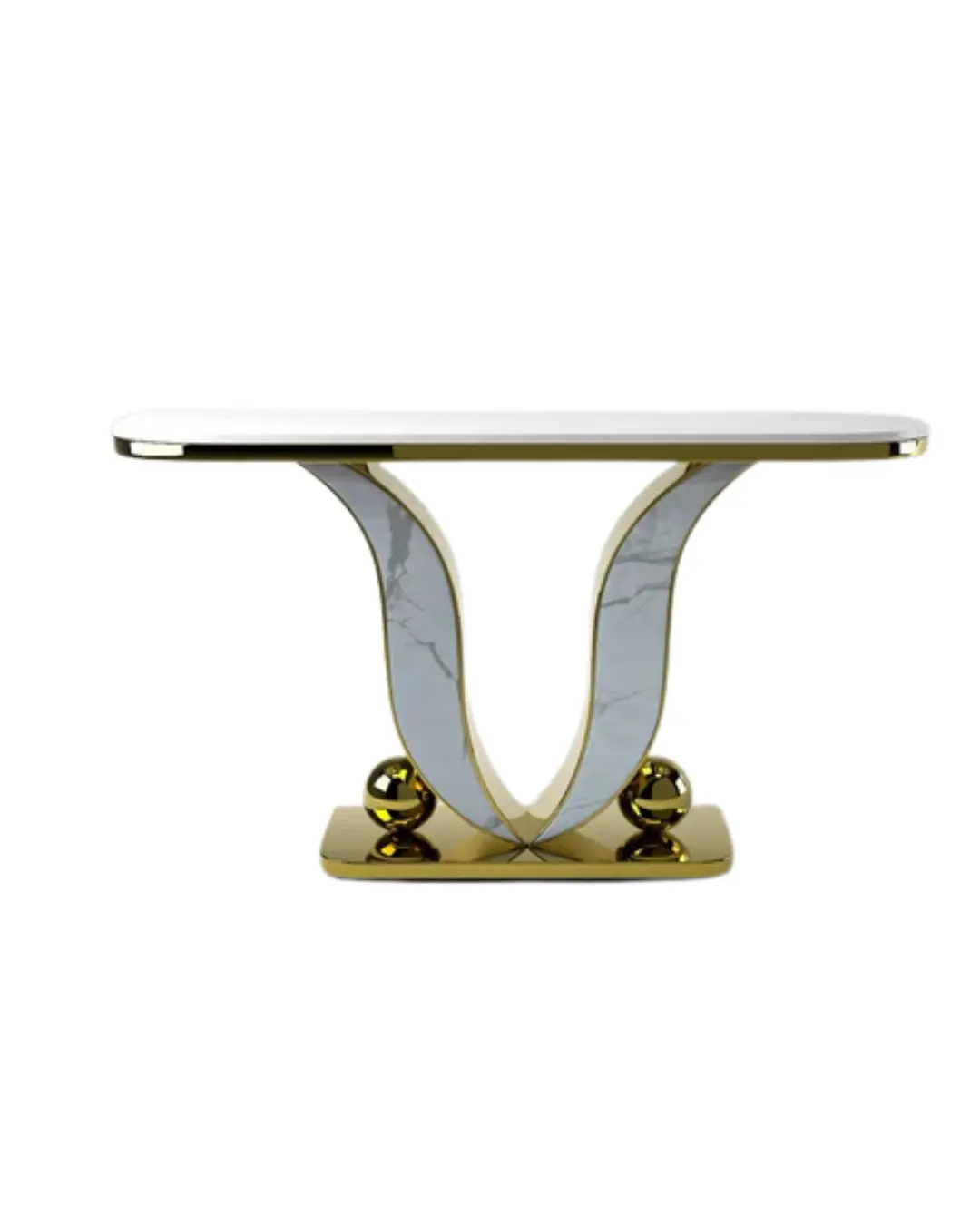 Modern console table design for hallway from luxury furniture store in Delhi