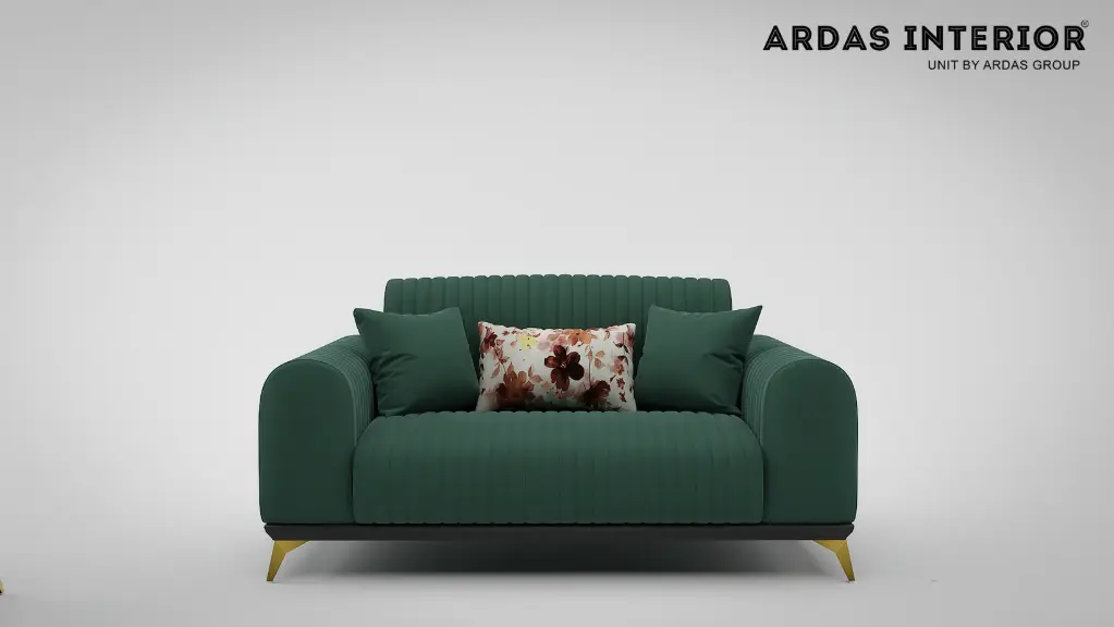 Romeo 2 Seater Sofa – Compact Modern Designer Seating for Living Rooms by Ardas Interior