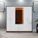 Aleastine four door almirah with dressing space