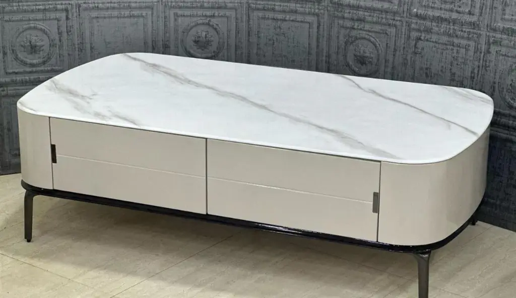 ARDAS INTERIOR WHITE TOP CENTER TABLE