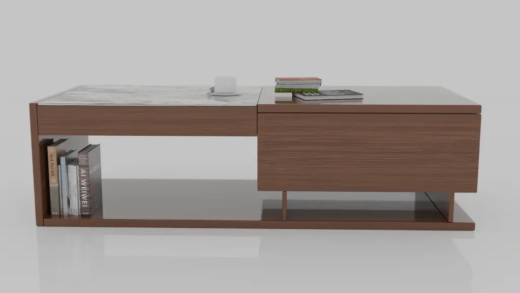 ARDAS INTERIOR ELYSIAN WOODEN RECTANGULAR CENTER TABLE