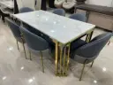 Valencia Royale Luxury Marble Dining Table with Exquisite Design & Superior Finish