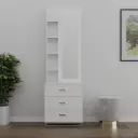 The Serene Reflection Dressing Table in White Color Finish