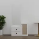 The Architectural Dresser Dressing Table with Wood Finish