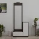 The Hollywood Glamour Mirror Dressing Table with a Wood Finish