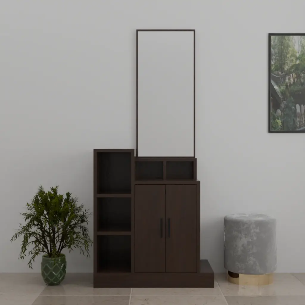 The Heirloom Dressing Table with a Wood Finish