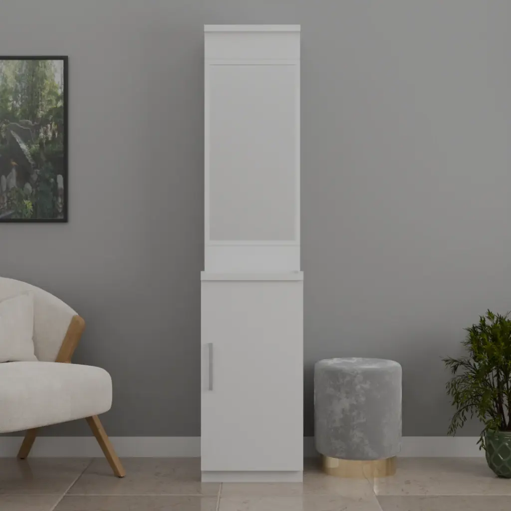 The Regency Mirror Dressing Table in White