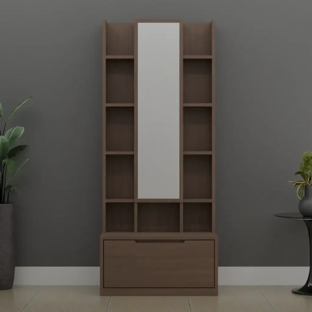 The Elegance Enclave Wood Finish Dressing Table