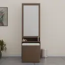 Polished Perch Wood Finish Dressing Table