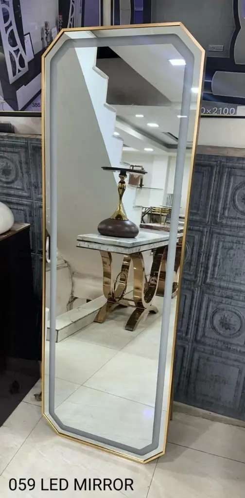 Full-Length Dressing Mirror with LED Lights