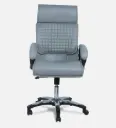Grey Leatherette Ergonomic Office Chair – ArdasInterior