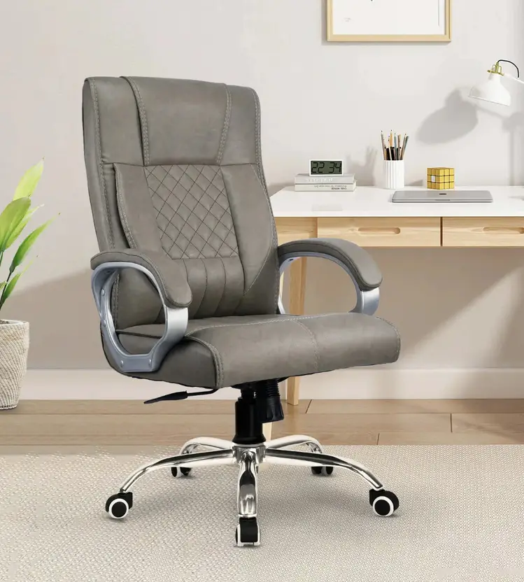 Swift Leatherette Executive Chair – Grey 