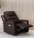 Leatherette Powered Rocker Recliner