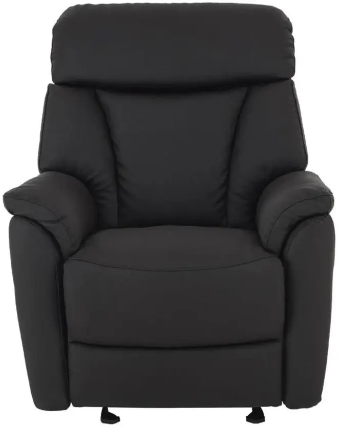 Leatherette Powered Swivel Rocker Recliner