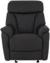 Leatherette Powered Swivel Rocker Recliner