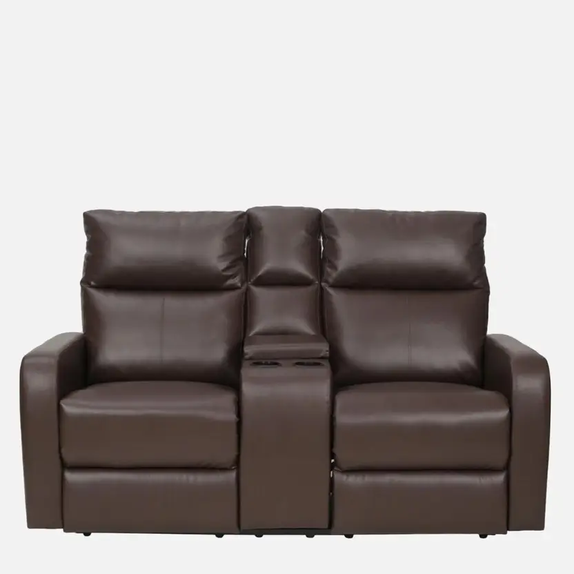 Leatherette Manual Swivel Recliner