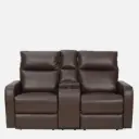 Leatherette Manual Swivel Recliner