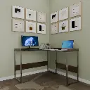 Dalton Engineered Wood L Shape Study Table