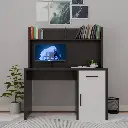 Brook Engineered Wood Study Table Darkwood finished wood