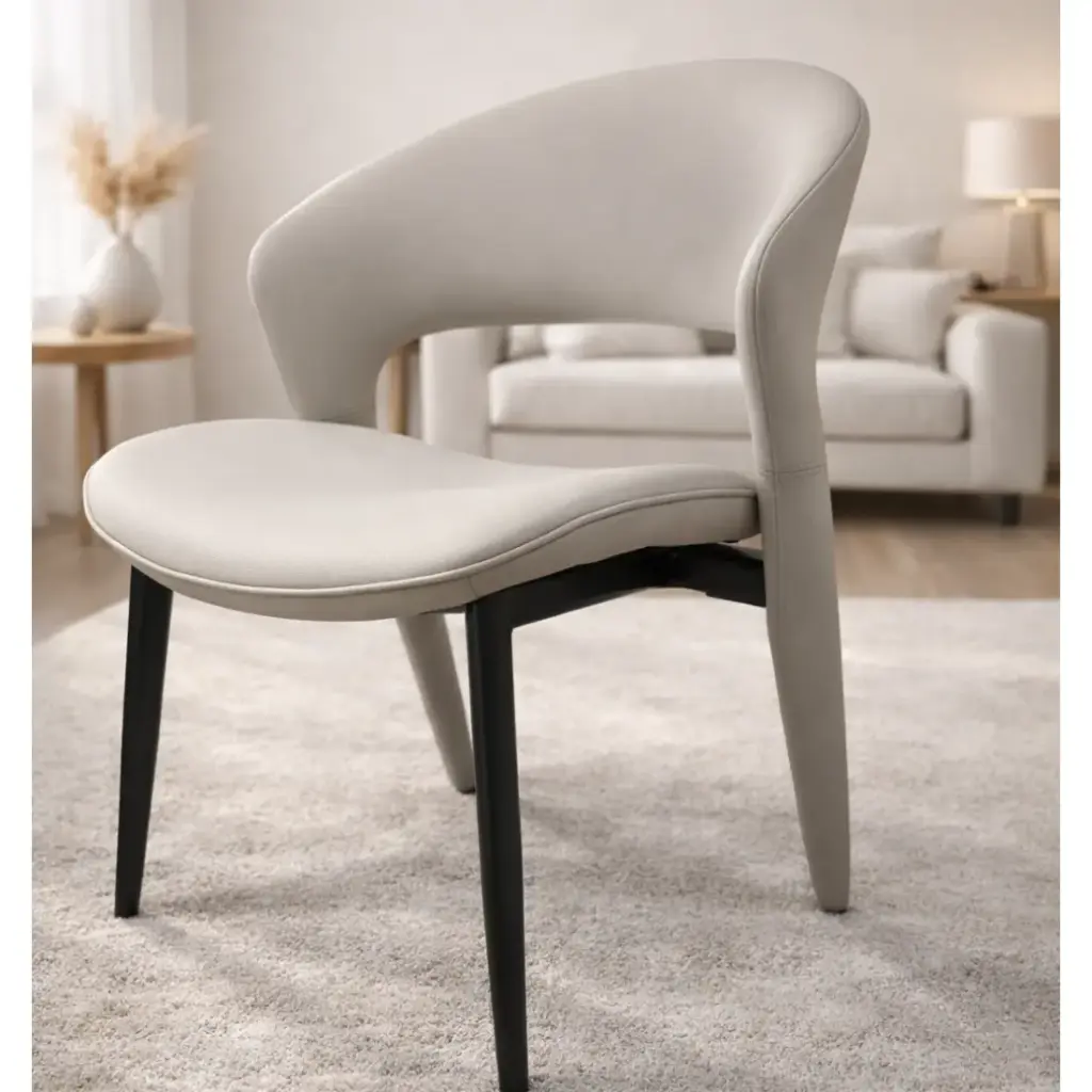 ARDAS INTERIOR VELOUR CIST DINING CHAIR