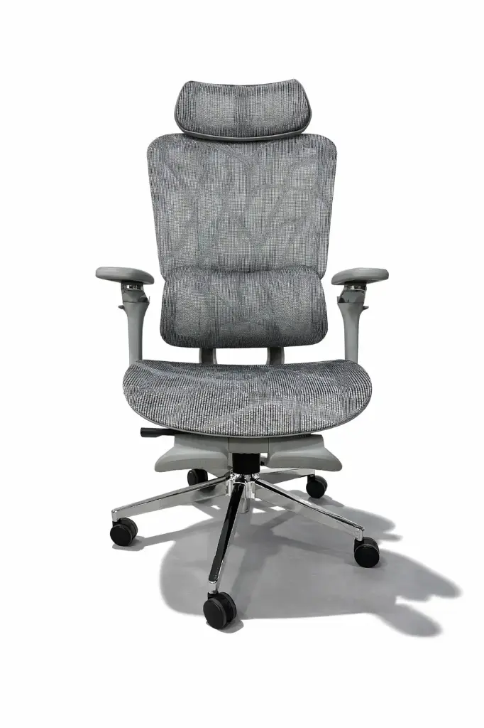 ARDAS INTERIOR MESH CHAIR GREY H/B(FULL ADJUSTABLE)