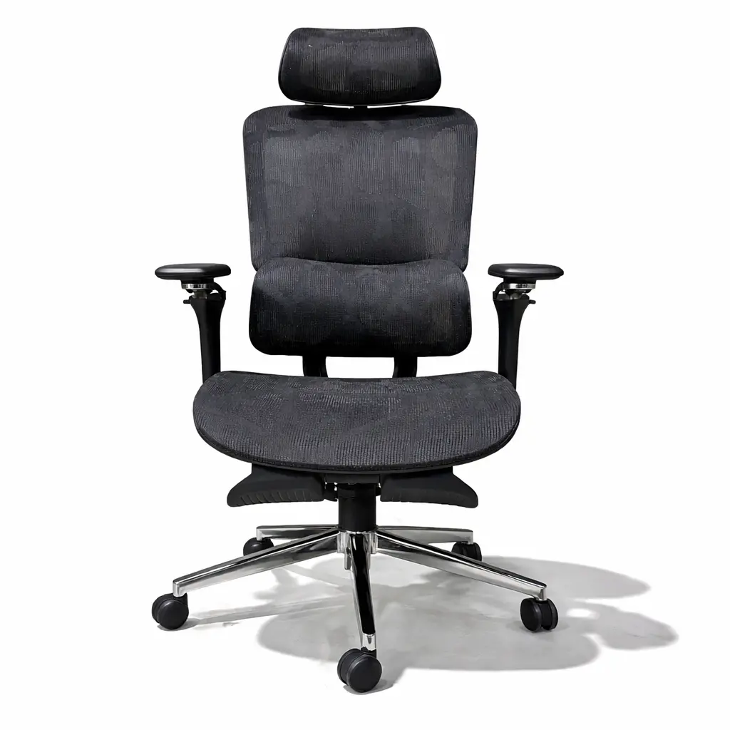 ARDAS INTERIOR MESH CHAIR BLACK H/B(FULL ADJUSTABLE)