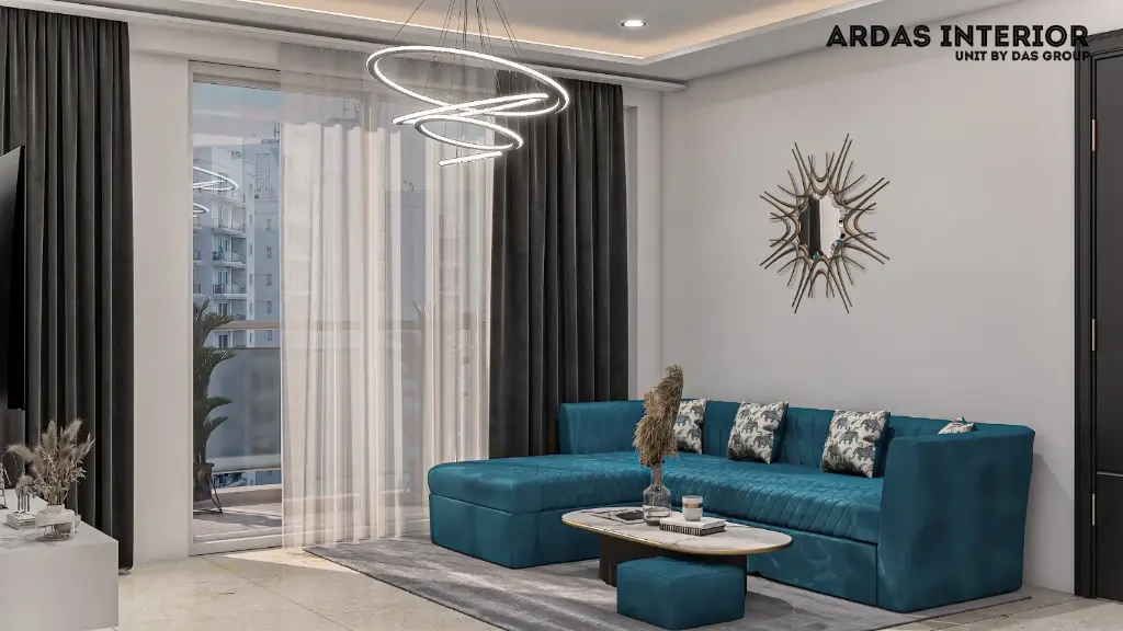 ARDAS INTERIOR L SHAPED ARMANI SOFA CUMBED