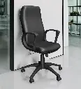Nook Leatherette ProPosture Chair in Black Color