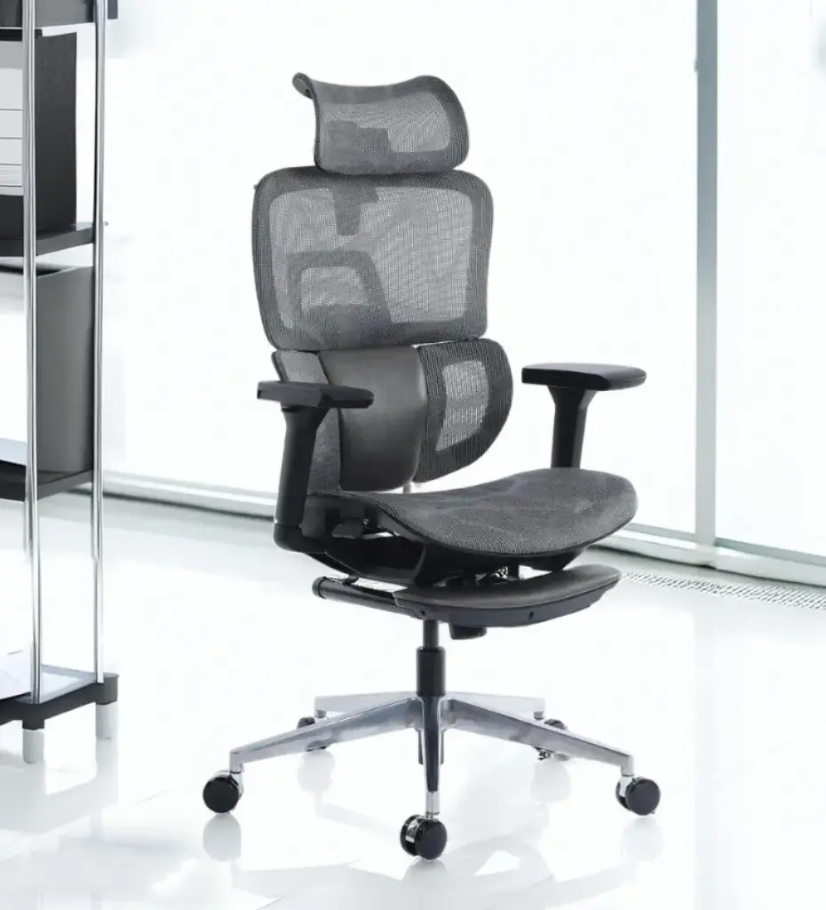 Zenith Executive Aero Chair In Grey Colour