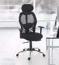ProErgo FlexiErgo Chair in Black Colour with headrest