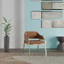 Cloud Nine Leatherette Arm Chair