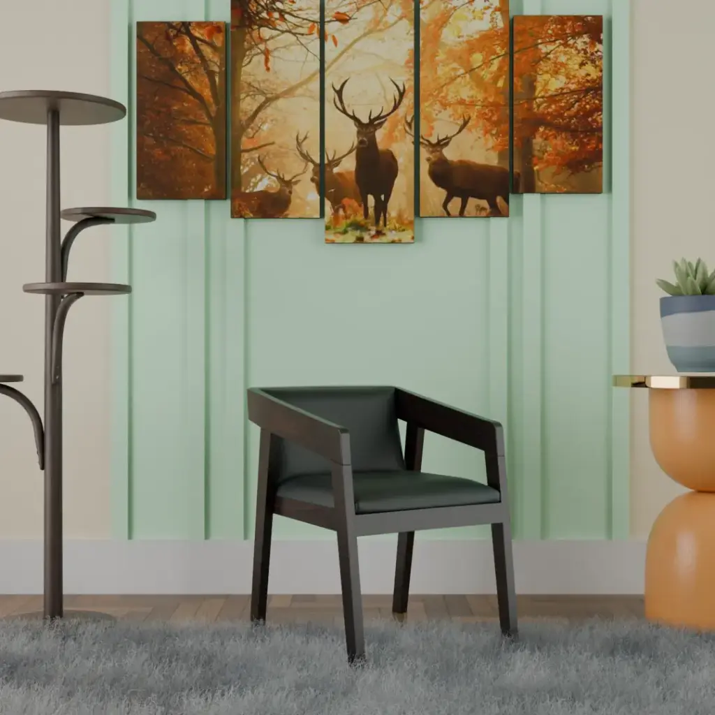 ARDAS INTERIOR TRANQUILITY THRONE WOOD ARM CHAIR