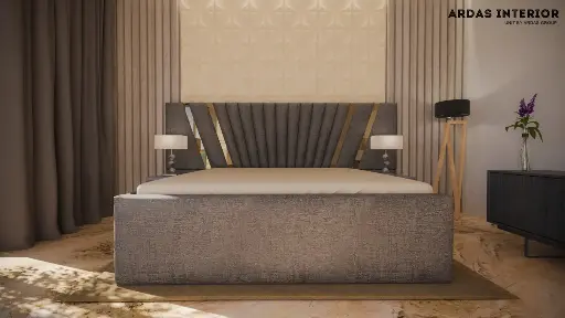 Ardas Interior Solid Wood Queen Hydraulic Bed  Big Bed