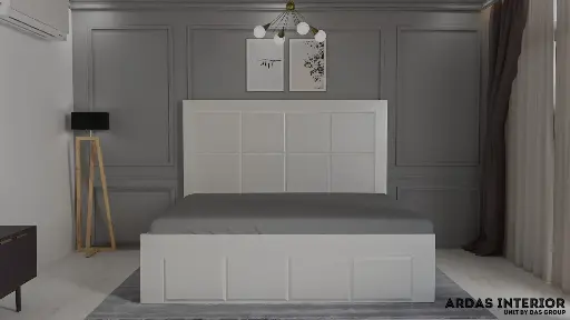 Ardas Interior Solid Wood Double Box, Hydraulic Bed