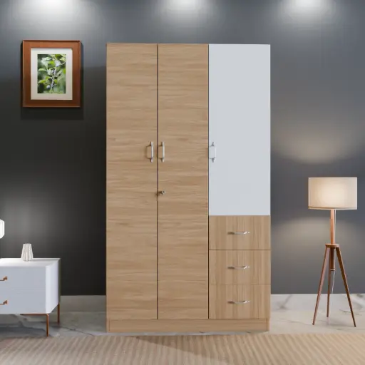 Door Almirah with 3 Drawers – Smart Storage for Small Spaces