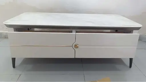 Orion Marble Centre Table – Sleek & Modern Living Room Design