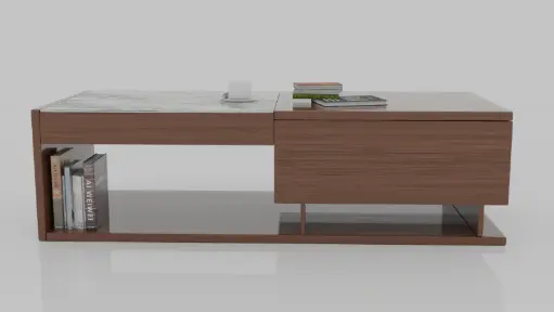 ARDAS INTERIOR ELYSIAN WOODEN RECTANGULAR CENTER TABLE