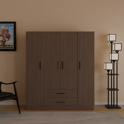 Tranquil Treasures four door teak wood finish