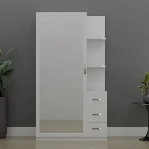 The Allure Alcove Wood Finish Dressing Table