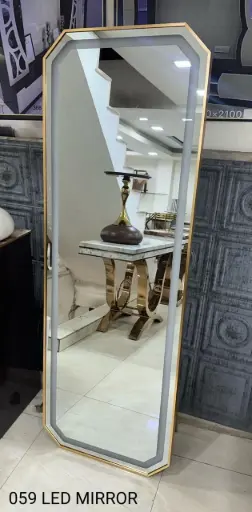 Full-Length Dressing Mirror with LED Lights