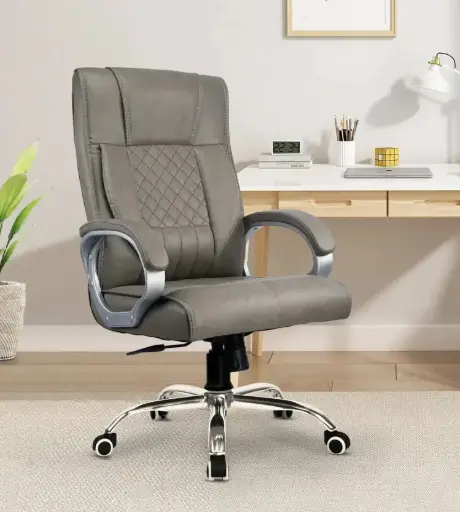 Swift Leatherette Executive Chair – Grey 