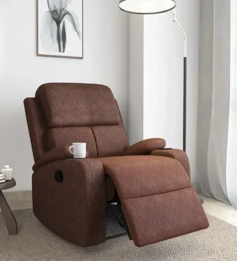 Fabric Manual Swivel Rocker Recliner