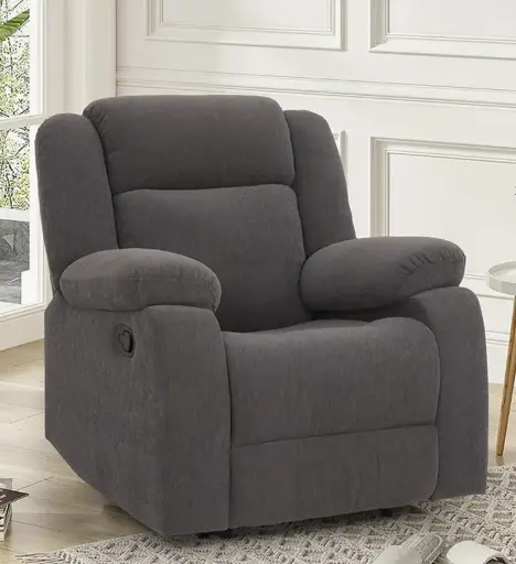 Fabric Manual Swivel Recliner
