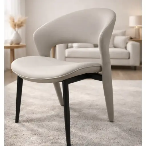 ARDAS INTERIOR VELOUR CIST DINING CHAIR