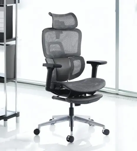 Zenith Executive Aero Chair In Grey Colour